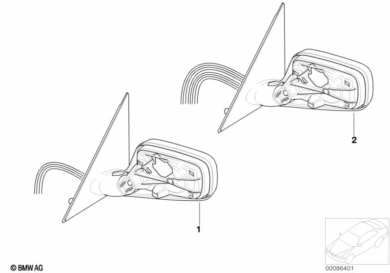 наружное зеркало заднего вида
