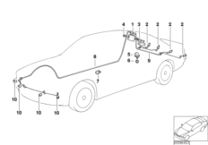 Сигнализация авар.сближен.при парк.(PDC)