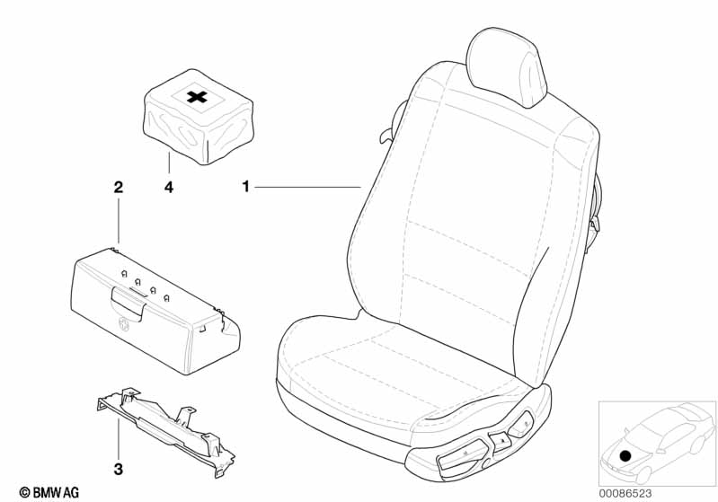Сиденье Пд в сборе