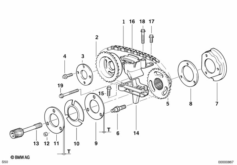 Гайка шестигранная M6-10-PHR