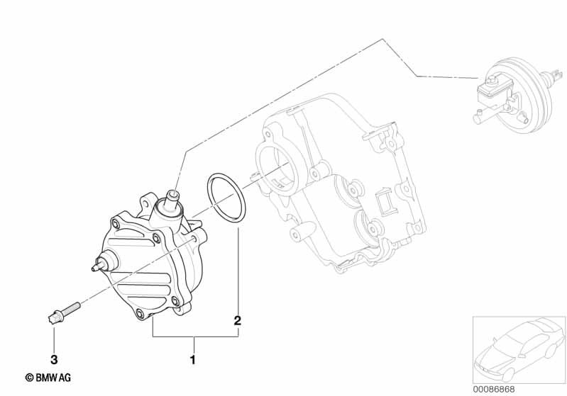 Вакуумный насос с трубопроводом