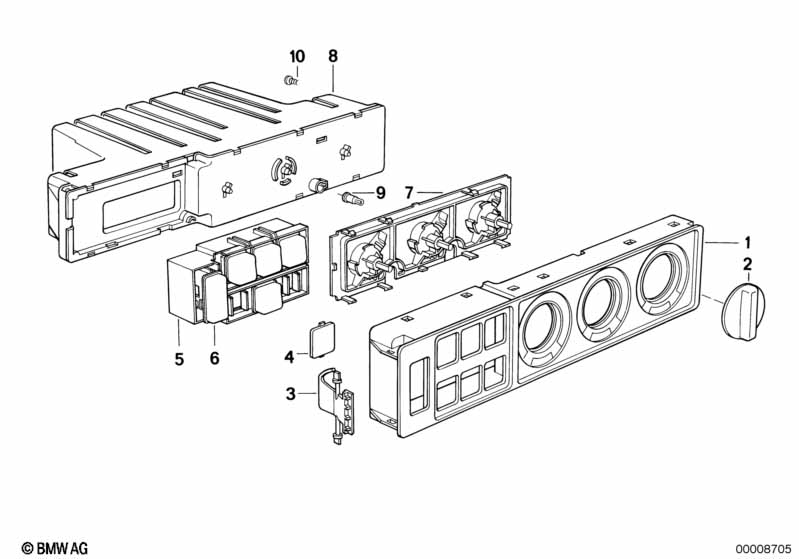 Панель управления отопителя Siemens