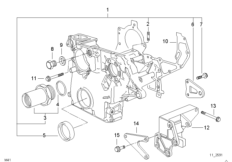 Корпус блока ГРМ Нж