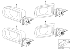 наружное зеркало заднего вида