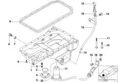 Масляный картер/маслоизмерит.приспособл.