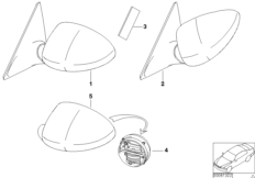 Наружное зеркало M