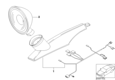 Дополнительная фара в крыше