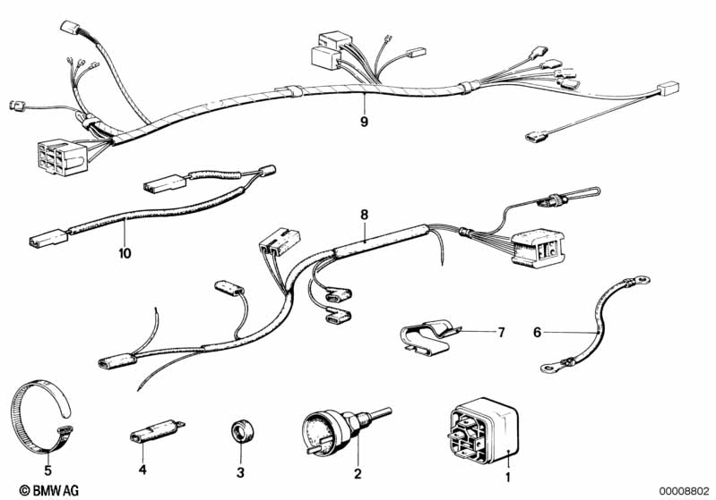 Реле кондиционера/выключатель/провода
