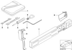 Бортовой инструмент/ знак авар.остановки