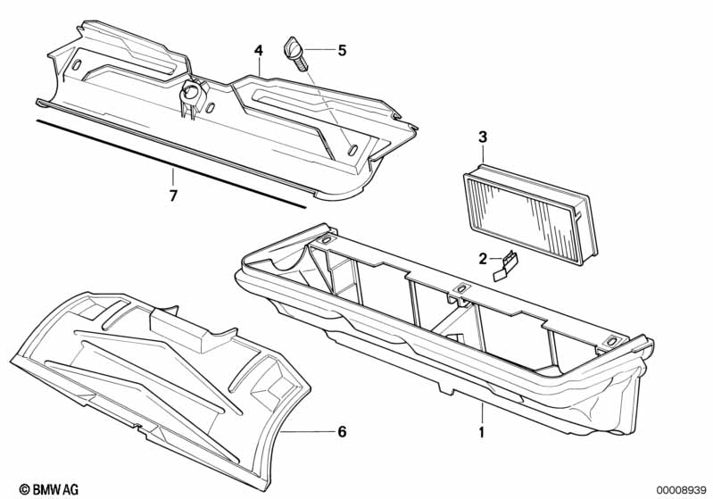 Перегородка кондиционера/микрофильтр