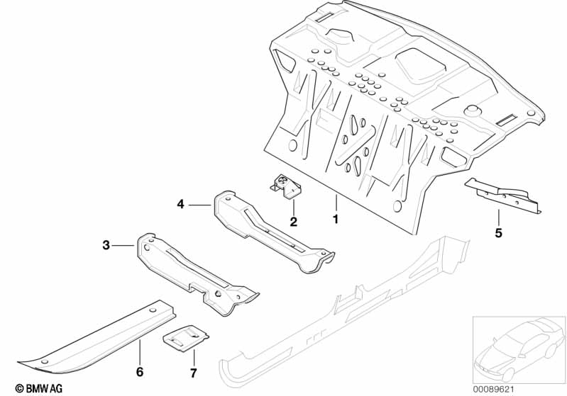 Перегородка багажного отделения