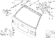 Багажная дверь/ гидравлические элементы