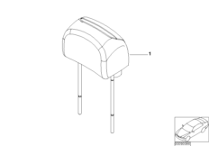 Подголовник Individual Зд кожа