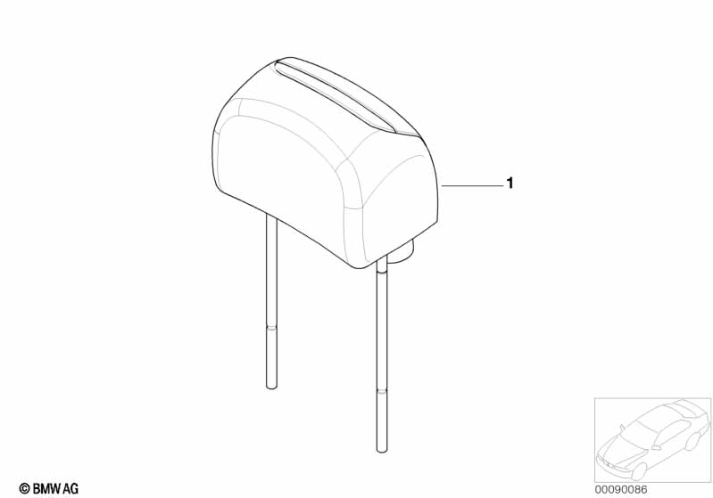 Подголовник Individual Зд кожа