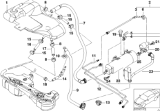 Расширительный бачок/фильтр с акт.углем