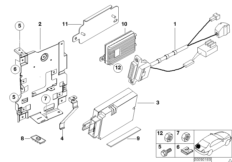 Детали SA 632 в багажнике