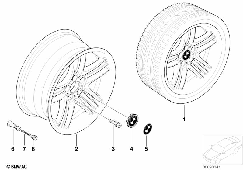 Колесный диск 10Jx19 ET:24 89