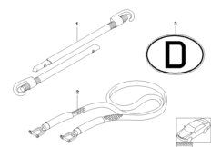 Табличка на стойку D