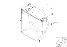 Кожух вентилятора-дополнительн.элементы