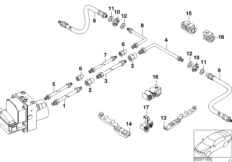 Трубопровод тормозного привода Зд