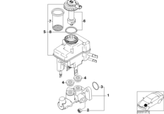Главный тормозной цилиндр/бачок