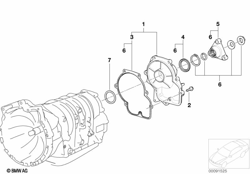 A5S360R/390R выходной вал