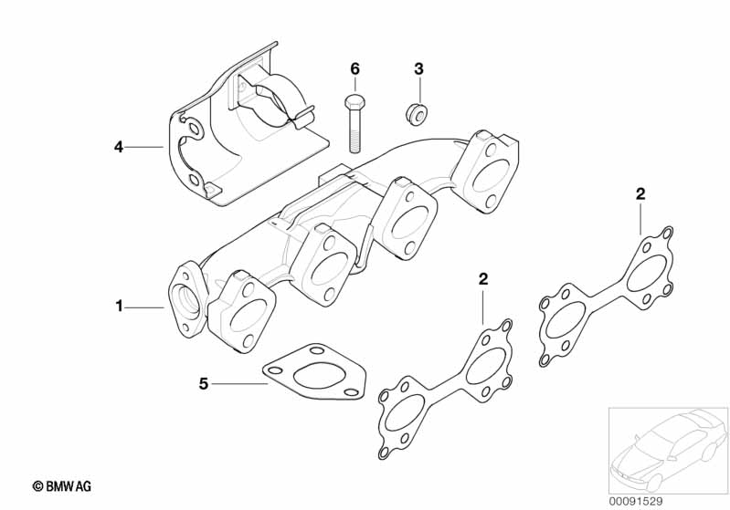 коллектор выпускной M47N2 e60e83e46
