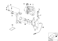 Датчик износа торм.накладки колеса Зд