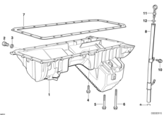 Масляный картер/маслоизмерит.приспособл.