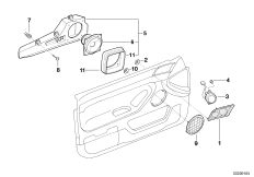Детали системы HiFi на Пд двери