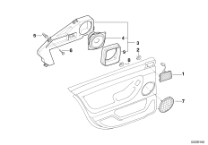 Детали системы HiFi на Зд двери