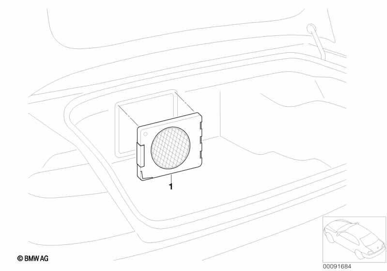 сабвуфер BMW