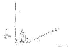 Детали телефонной антенны на крыле