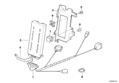 Детали телефона в багажном отделении