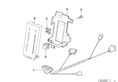 Детали телефона в багажном отделении