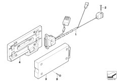 Детали телефона в багажном отделении