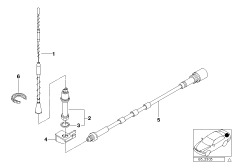 Детали телефонной антенны на крыле