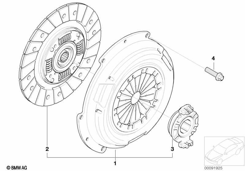 Нажимной диск/ведомый диск сцепления