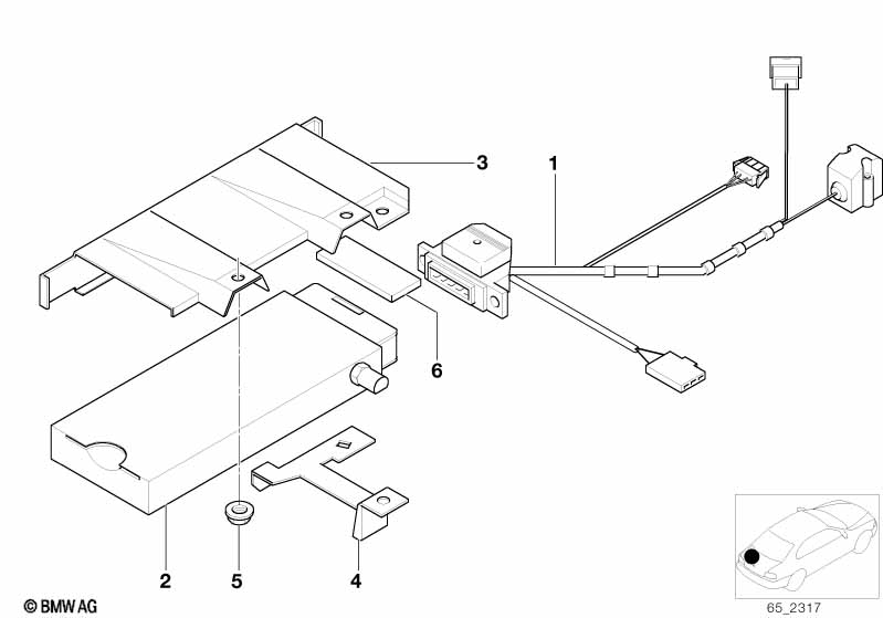 Детали багажного отделения SA 629