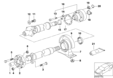 ШРУС промежут.опоры карданного вала