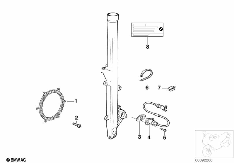 Датчик переднего колеса Integral ABS