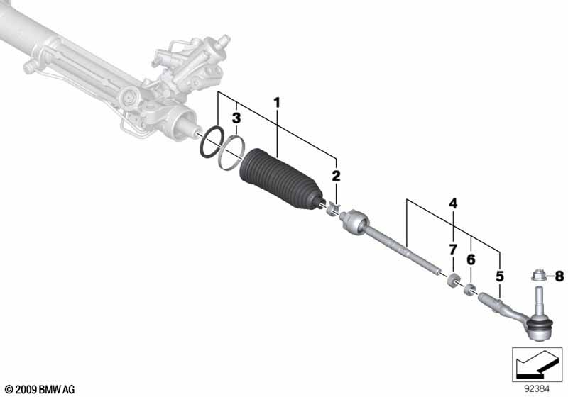 Рулевые тяги/тяги рулевой трапеции