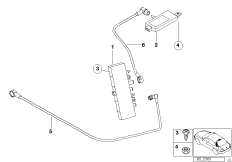Детали антенны на крыле/заднем стекле
