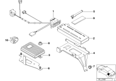 Детали SA 624 в багажнике