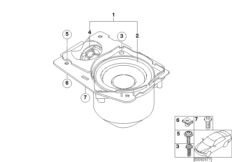 Детали стереосистемы на полке за Зд сид.