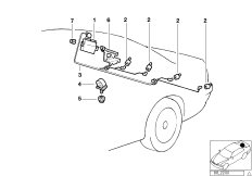 Сигнализация авар.сближен.при парк.(PDC)