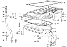 Масляный картер/маслоизмерит.приспособл.