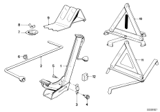 Бортовой инструмент/ домкрат