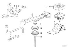 Бортовой инструмент/ домкрат
