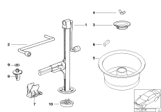 Бортовой инструмент/ домкрат